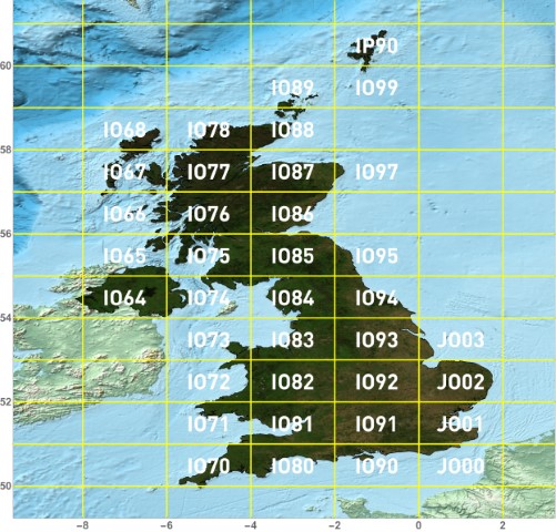 United Kingdom Grid Squares