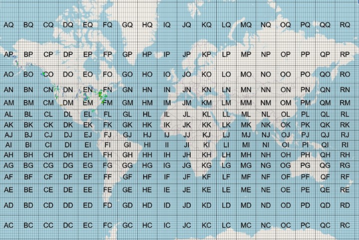 Maidenhead Grid Squares